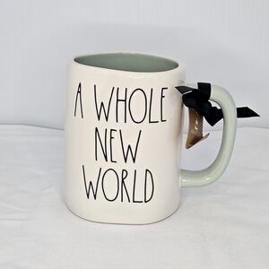 White and Green Mug - A Whole New World